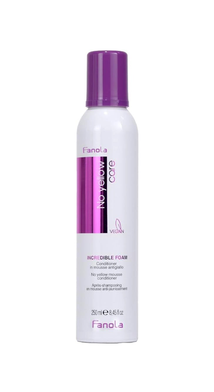 Fanola Incredible Foam No Yellow Mousse Conditioner 250ml