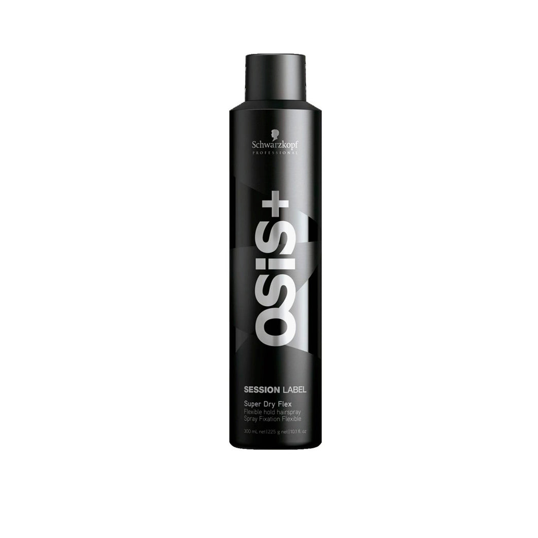 Schwarzkopf Session Label Super Dry Flex Flexible  hold hairspray 300ml