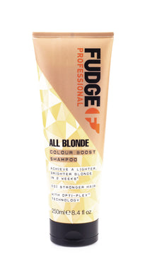 fudge professional all blonde colour boost shampoo 250ml