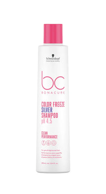 schwarzkopf bc bonacure color freeze silver shampoo ph4.5 clean performance 250ml