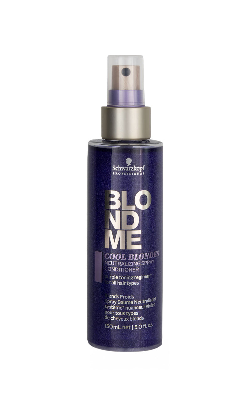 schwarzkopf blondme cool blondes neutralizing spray conditioner 150ml