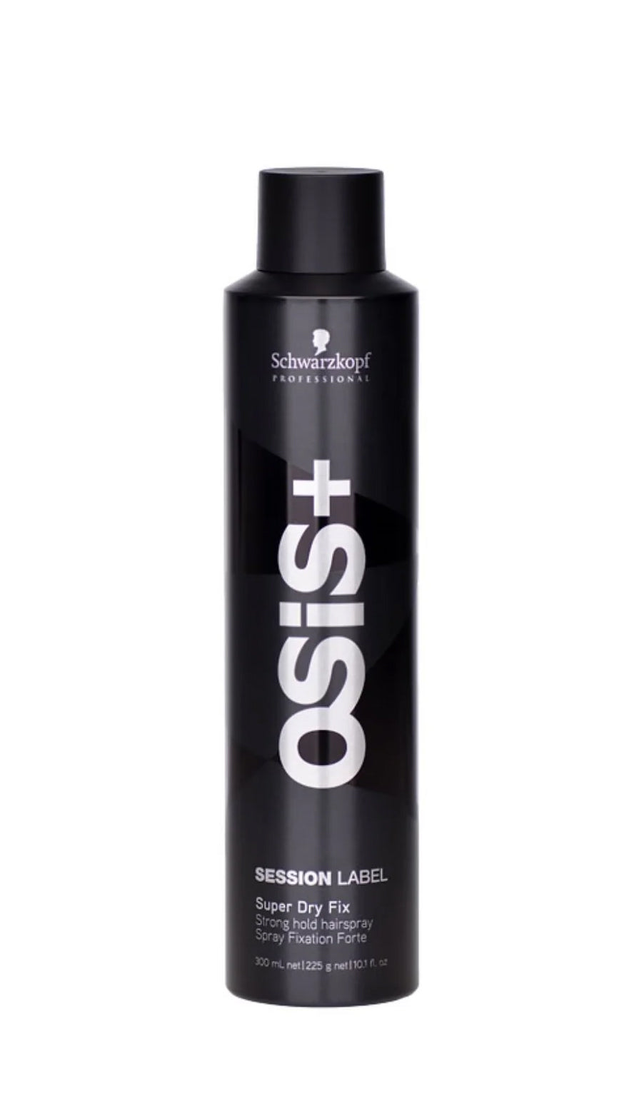 schwarzkopf osis+ session label super dry flex flexible hold hairspray 300ml
