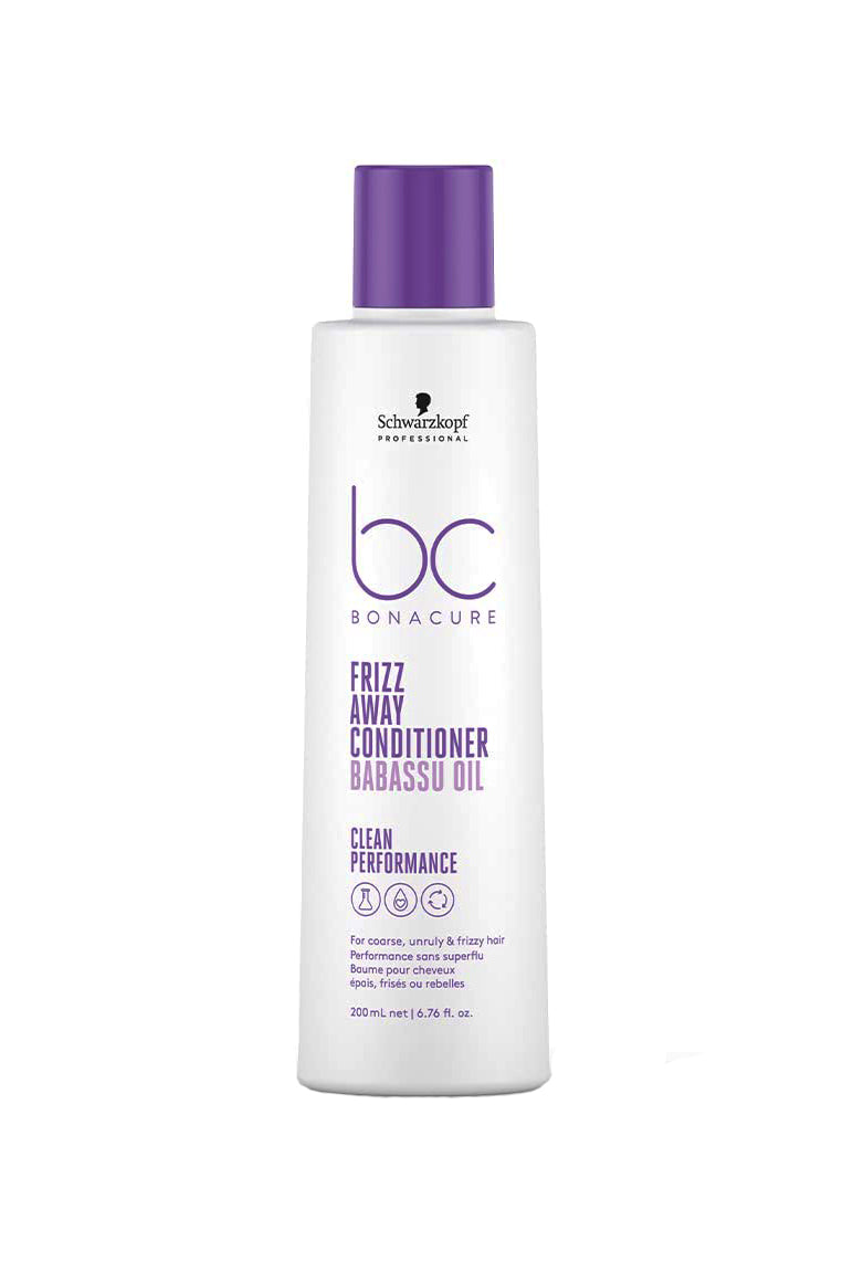 schwarzkopf professional bc bonacure frizz away conditioner babassu oil 200ml