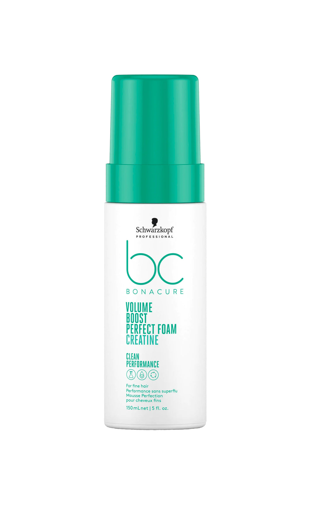 schwarzkopf professional bc bonacure volume boost perfect foam creatine clean performance 150ml